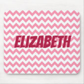 Roze en witte kaas muismat (Voorkant)