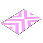 Roze en witte kaas notitieboek (Linkerzijde)