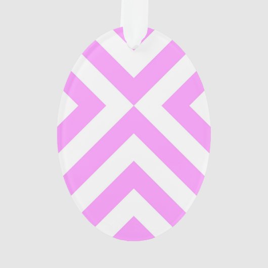 Roze en witte kaas ornament (achterkant)