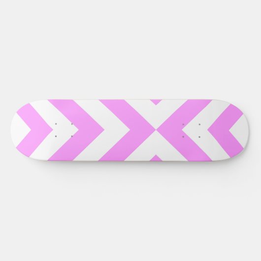 Roze en witte kaas persoonlijk skateboard (Horizontaal)