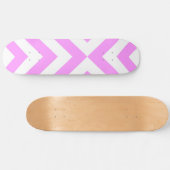 Roze en witte kaas persoonlijk skateboard (Horizontaal)