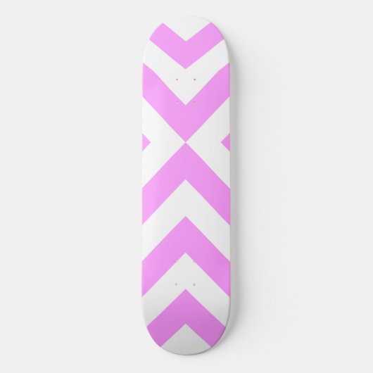 Roze en witte kaas persoonlijk skateboard (Voorkant)
