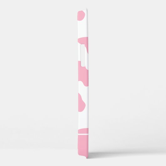 Roze en witte Koe Afdrukken Aangepaste naam Case-Mate iPhone Case (Achterkant / Rechts)