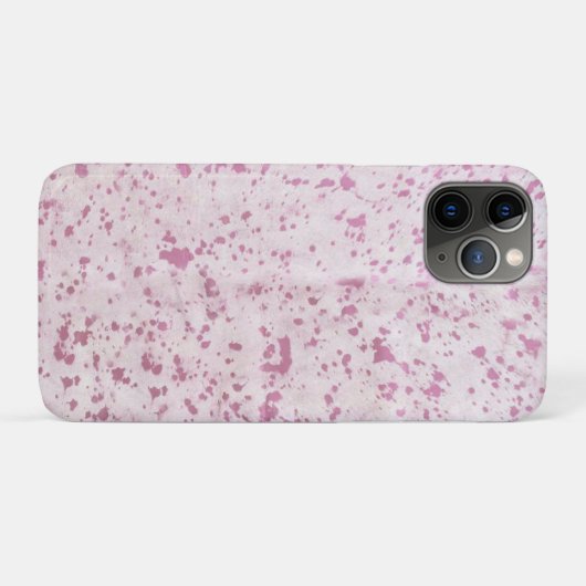 Roze en witte Koeienhuid Western land Case-Mate iPhone Case (Achterkant (horizontaal))