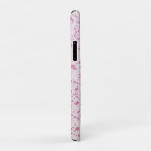 Roze en witte Koeienhuid Western land Case-Mate iPhone Case (Achterkant/rechts)
