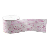 Roze en witte Koeienhuid Western land Grosgrain Lint (Spoel)