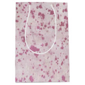 Roze en witte Koeienhuid Western land Medium Cadeauzakje (Voorkant)