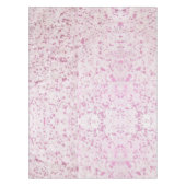 Roze en witte Koeienhuid Western land Tafelkleed (Voorkant)