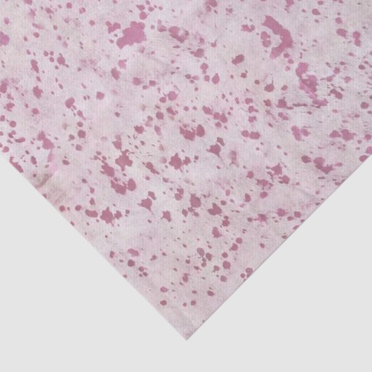 Roze en witte Koeienhuid Western land Tissuepapier (Detail)