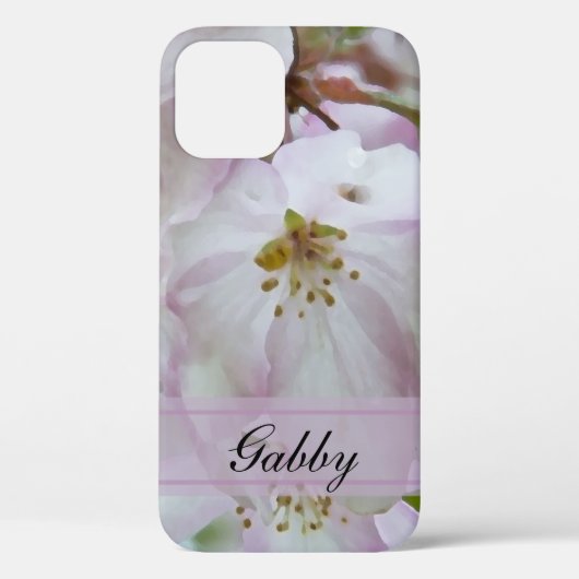 Roze en witte krab Apple bloesems Case-Mate iPhone Case (Achterkant)