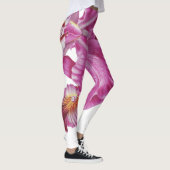 Roze en witte Leggings voor alles-over-druk (Rechts)