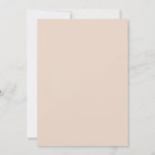 Roze en witte lelies en Rozen herdenkingsdienst Kaart (Achterkant)