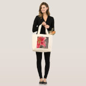 Roze en witte Lily Bride's tas (Voorkant (model))