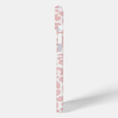 Roze en witte luipaard Case-Mate iPhone case (Achterkant / Links)