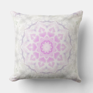 Roze en witte luis Kaleidoscoop Harten Pillow 2 Kussen