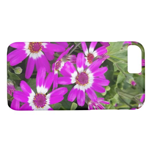 roze en witte maaltijd Case-Mate iPhone case (Achterkant (Horizontaal))