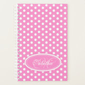 Roze en witte maatschapstip planner (Voorkant)