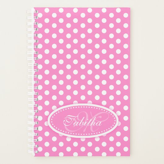 Roze en witte maatschapstip planner (Voorkant)