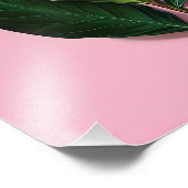 Roze en witte Magnolia Bloem Foto Afdruk (Hoek)