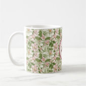  roze en witte Magnolia gepersonaliseerd Koffiemok (Links)