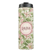  roze en witte Magnolia gepersonaliseerd