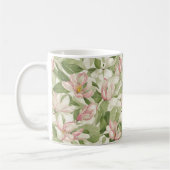 roze en witte Magnolia's Koffiemok (Links)