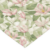  roze en witte Magnolia's Lange Tafelloper (Hoek)