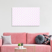 Roze en witte mander canvas afdruk (Insitu (Woonkamer))