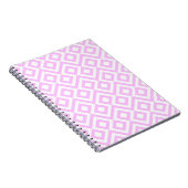 Roze en witte mander notitieboek (Rechterzijde)