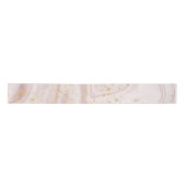 Roze en witte marmer Gold Glitter Satijnen Lint (Voorkant)