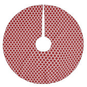 Roze en witte Marokkaanse kerstboomrok Kerstboom Rok (Voorkant)