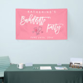 Roze en Witte Meidenavakfeest Spandoek (Beurs)
