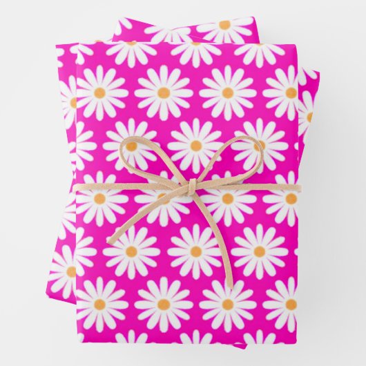 Roze en witte melkventilator inpakpapier vel (In situ)