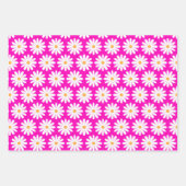 Roze en witte melkventilator inpakpapier vel (Voorkant)