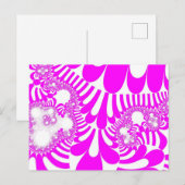 Roze en witte mod briefkaart (Voorkant / Achterkant)