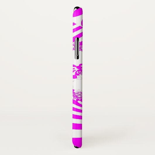 Roze en witte mod Case-Mate iPhone case (Achterkant / rechts)