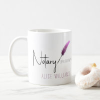 Roze en witte, moderne, eenvoudige notaris