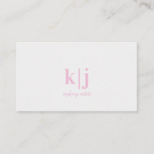 Roze en witte Monogram Grimeur