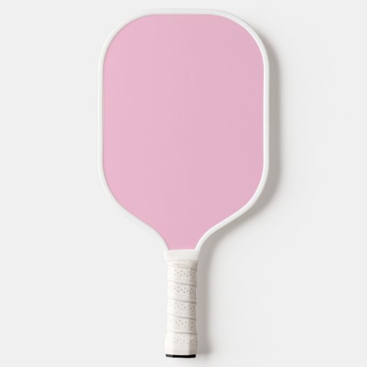 Roze en witte monogram pickleball paddle (Achterkant)