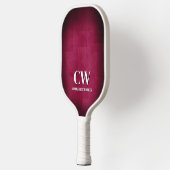 Roze en witte monogram pickleball-paddle pickleball paddle (Links)