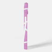 Roze en witte mozaïekpatroon Case-Mate iPhone case (Achterkant / Rechts)