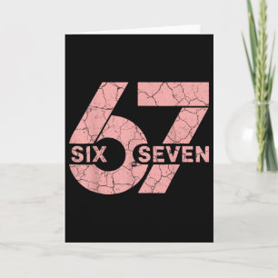 Roze en witte nummer 67 jersey speler uniform #67 kaart