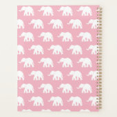 Roze en witte olifant Planner (Achterkant)