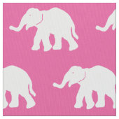 Roze en witte olifant stof (Close Up)