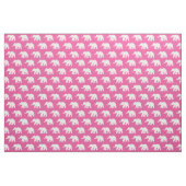 Roze en witte olifant stof (Yard (91,4 cm))