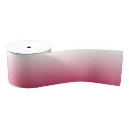 Roze en witte ombre grosgrain lint