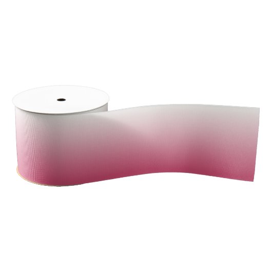 Roze en witte ombre grosgrain lint (Spoel)