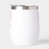 Roze en Witte Palm Palmetto Boom Monogram (Rechts)