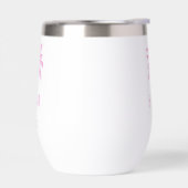 Roze en Witte Palm Palmetto Boom Monogram (Links)