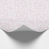 Roze en witte papiergift - omloop cadeaupapier (Hoek)